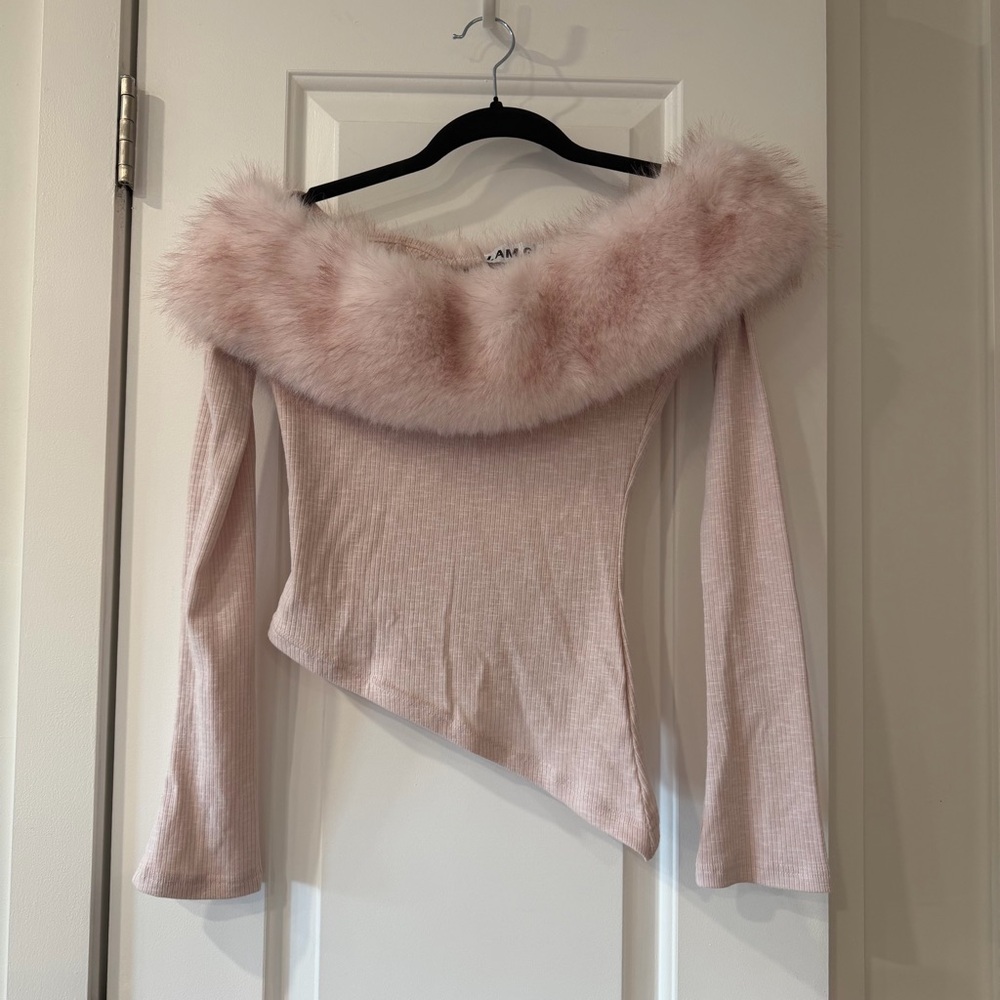 I.AM.GIA Cecily faux fur top